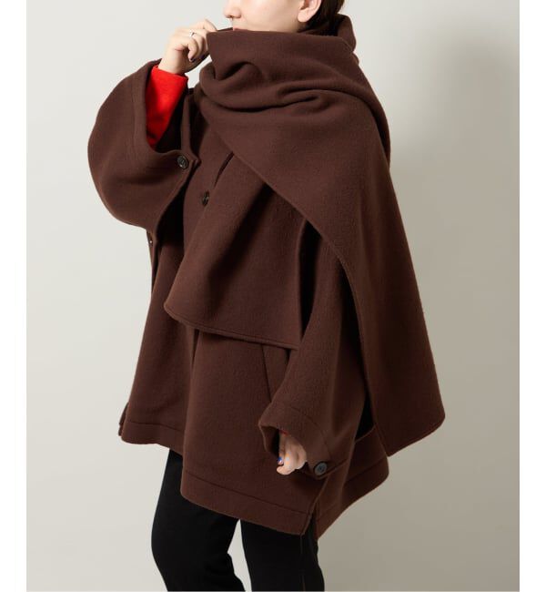  「MUFFLER PONCHO コート」|ポンチョ・ケープ|