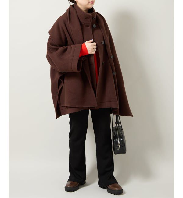  「MUFFLER PONCHO コート」|ポンチョ・ケープ|