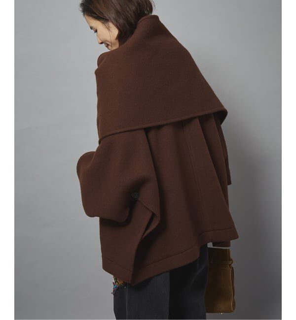  「MUFFLER PONCHO コート」|ポンチョ・ケープ|