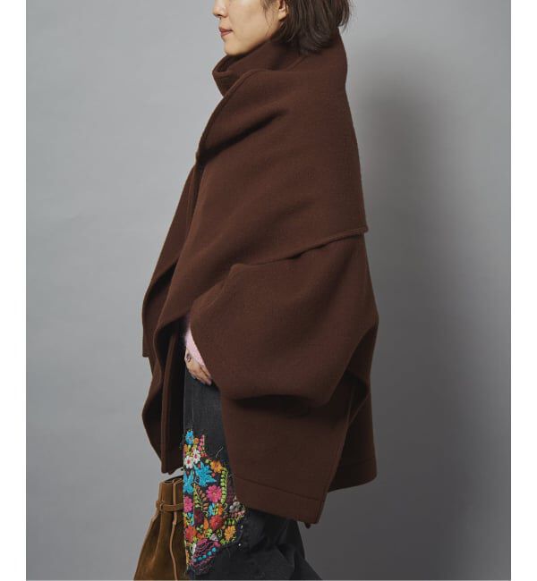  「MUFFLER PONCHO コート」|ポンチョ・ケープ|