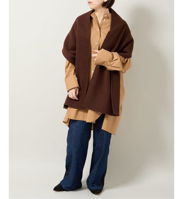  「MUFFLER PONCHO コート」|ポンチョ・ケープ|