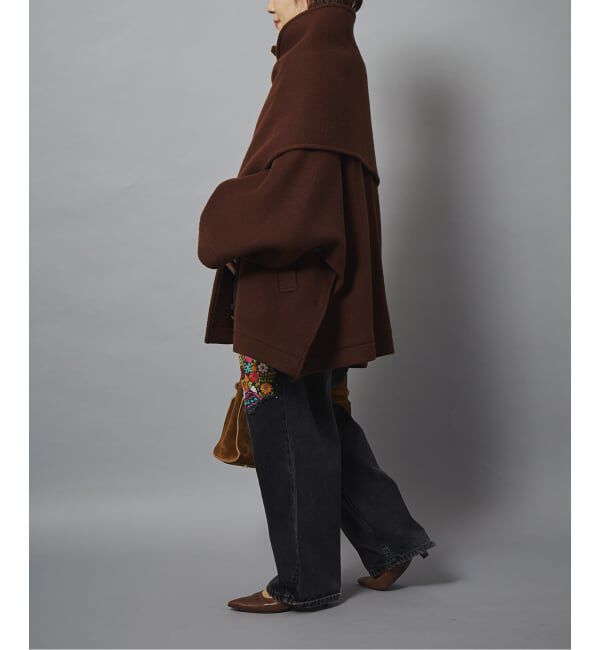  「MUFFLER PONCHO コート」|ポンチョ・ケープ|