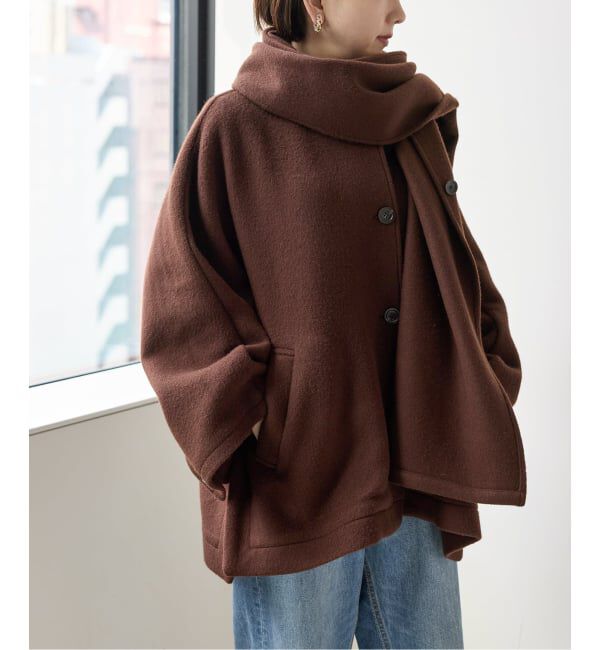  「MUFFLER PONCHO コート」|ポンチョ・ケープ|