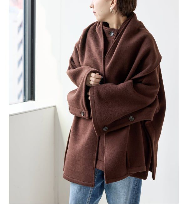  「MUFFLER PONCHO コート」|ポンチョ・ケープ|