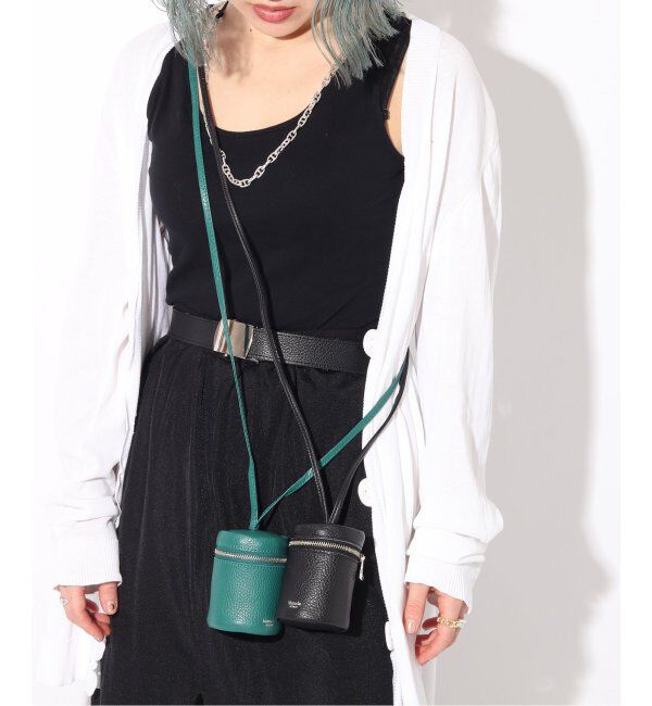  「【blancle/ ブランクレ】S.LETHER/M.LEATHER CYLINDER BAG」|ショルダー・メッセンジャー|
