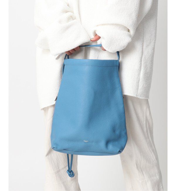  「【blancle/ ブランクレ】S.LETHER LIFT DRAWSTRING limited」|ショルダー・メッセンジャー|ブルー