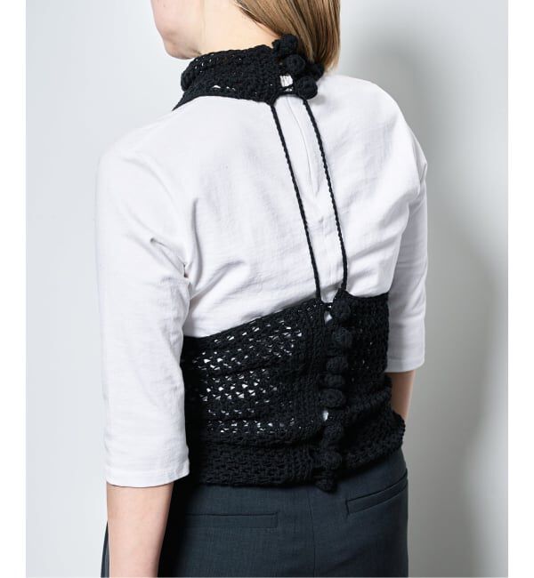  「SEEALL CROCHET RACER TOP SAW63 KN801：ニット」|その他|