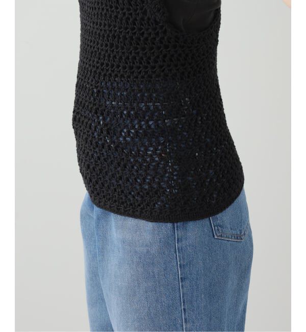  「SEEALL CROCHET RACER TOP SAW63 KN801：ニット」|その他|