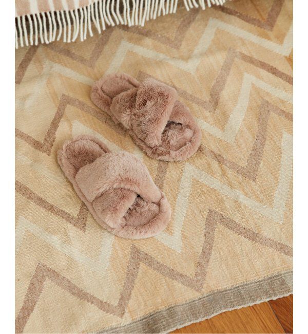 journal standard Furniture「SLIPPER FUR　フェイクファー スリッパ　ルームシューズ」|ルームシューズ|