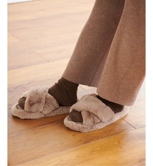 journal standard Furniture「SLIPPER FUR　フェイクファー スリッパ　ルームシューズ」|ルームシューズ|