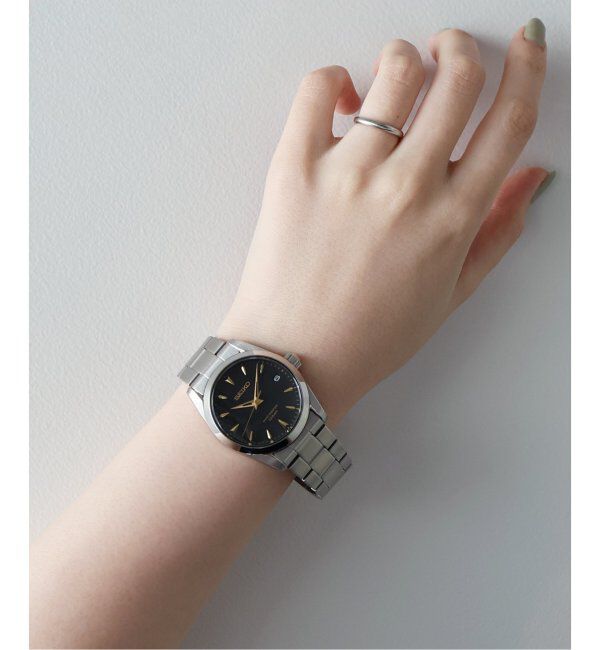 HIROB「【SEIKO / セイコー】Exclusive IENA &times; HIROB Black【別注】」|腕時計|シルバー