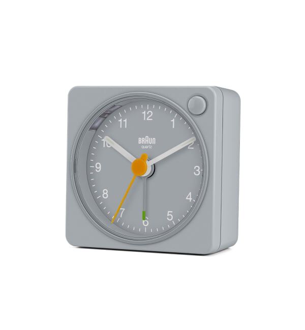 HIROB「BRAUN ALARM CLOCK GRAY BC02XG」|クロック・置時計|