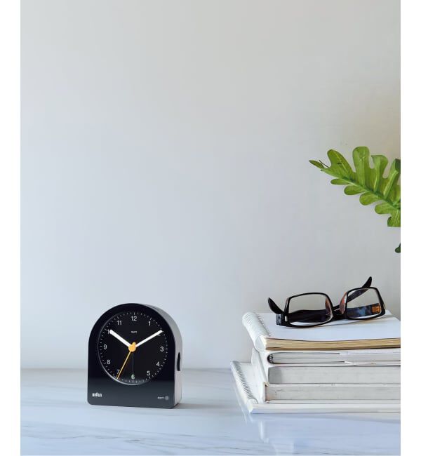 HIROB「BRAUN ALARM CLOCK BLACK BC22B」|クロック・置時計|ブラック
