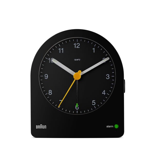 HIROB「BRAUN ALARM CLOCK BLACK BC22B」|クロック・置時計|