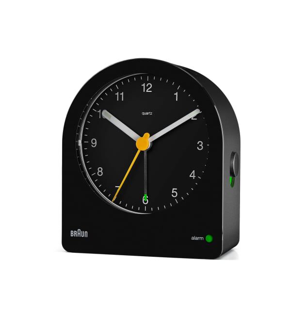 HIROB「BRAUN ALARM CLOCK BLACK BC22B」|クロック・置時計|