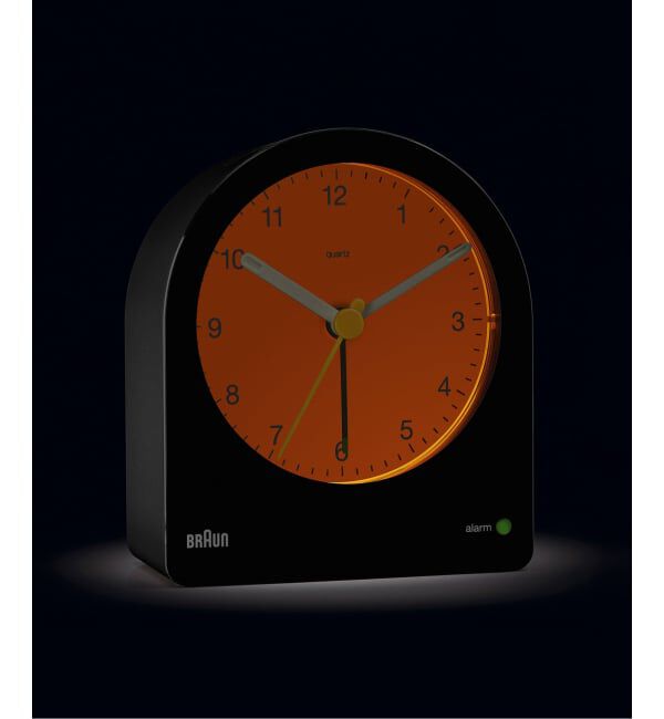 HIROB「BRAUN ALARM CLOCK BLACK BC22B」|クロック・置時計|