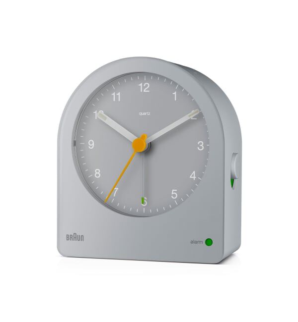 HIROB「BRAUN ALARM CLOCK GRAY BC22G」|クロック・置時計|