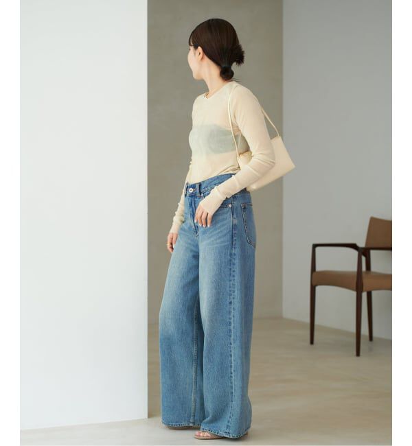 Plage「《追加》Flocky Mesh ロンT」|Tシャツ・カットソー|