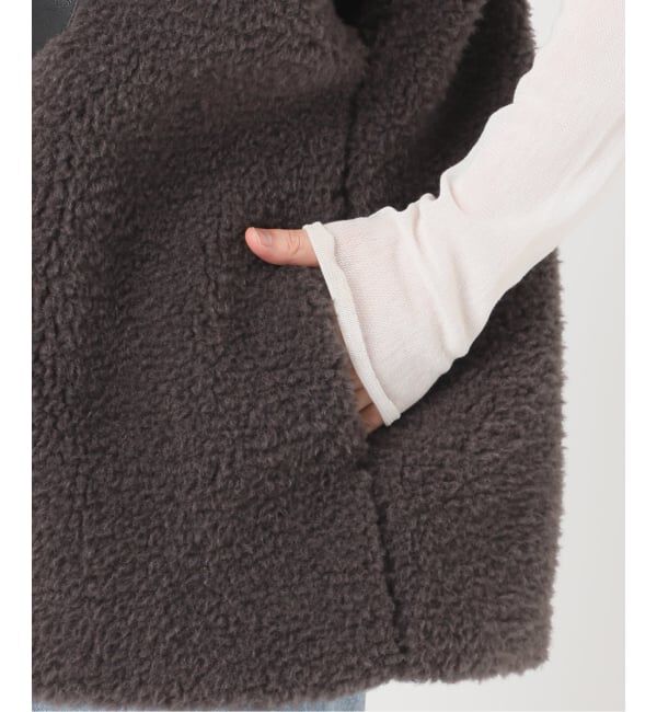 Plage「lesTendre boa ベスト」|ダウンベスト・ベスト|