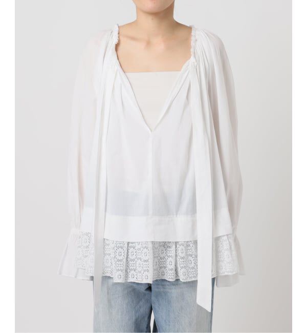 Plage「《予約》COTTON KHADI ブラウス」|シャツ・ブラウス|