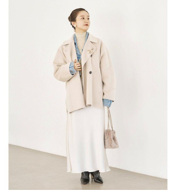 IENA「《追加2》スーパー160ダブルフェイス ショートコート」|その他|