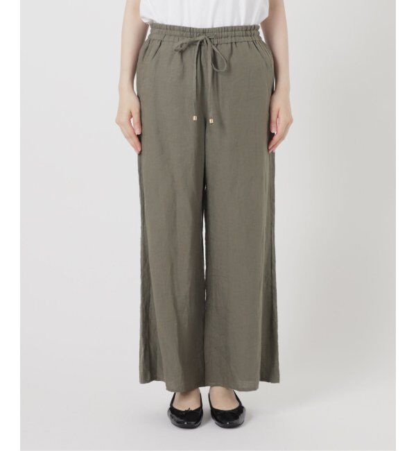 IENA LA BOUCLE「IENA LA BOUCLE リネンブロードイージーパンツ」|その他|