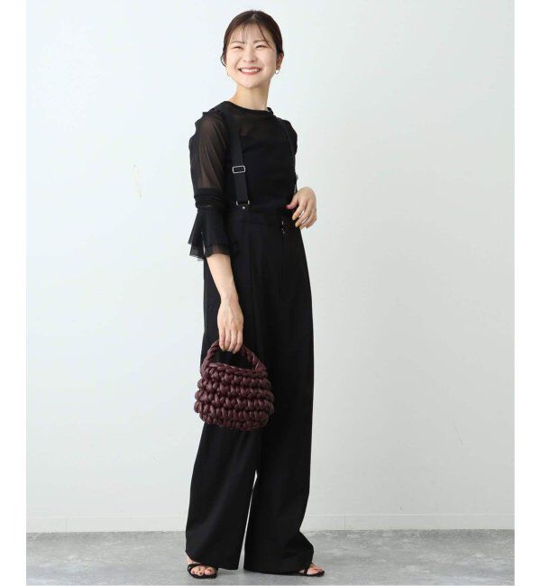 SLOBE IENA「《追加2》ラッフルスリーブチュールプルオーバー」|Tシャツ・カットソー|