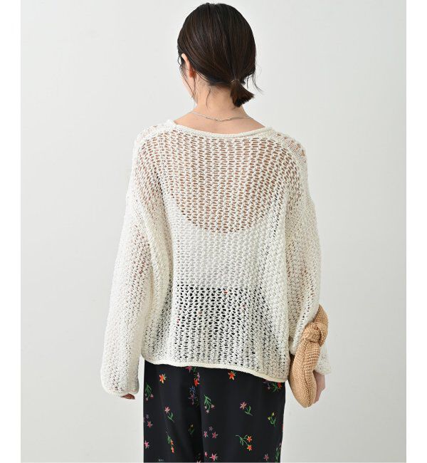 SLOBE IENA「LOGAN/ローガン SLOBE別注 メッシュプルオーバー LG-25SS09」|ニット・セーター|