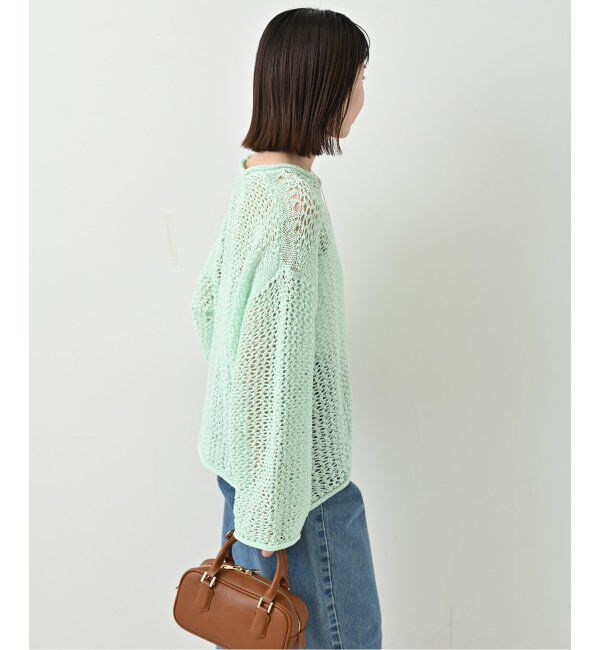 SLOBE IENA「LOGAN/ローガン SLOBE別注 メッシュプルオーバー LG-25SS09」|ニット・セーター|