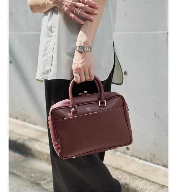 IENA「《追加4》Manuel MILANO/マニュエルミラノ レザーバッグ」|ハンドバッグ|