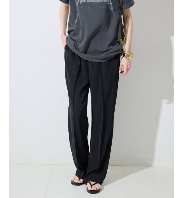 SLOBE IENA「《4サイズ展開》ピンタックセミフレアパンツ」|その他|