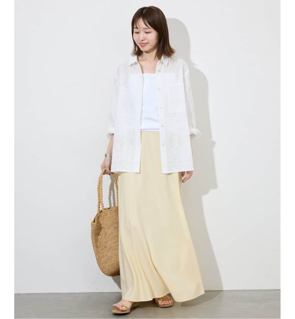 SLOBE IENA「《3サイズ展開/追加2》フィブリルマーメイドフレアスカート」|スカート|