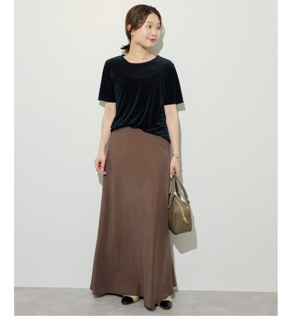 SLOBE IENA「《3サイズ展開/追加2》フィブリルマーメイドフレアスカート」|スカート|