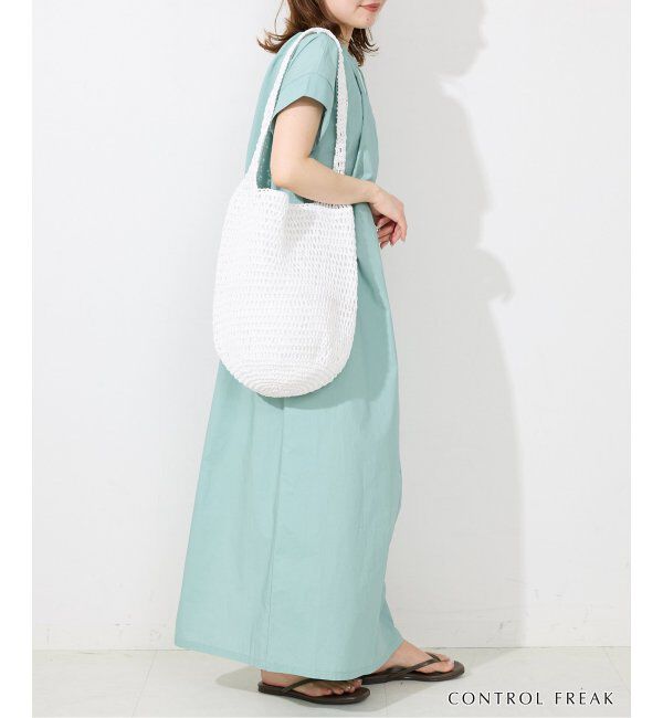 SLOBE IENA「《追加》CONTROL FREAK ペーパークロッシェバッグ 244-410503」|ショルダー・メッセンジャー|