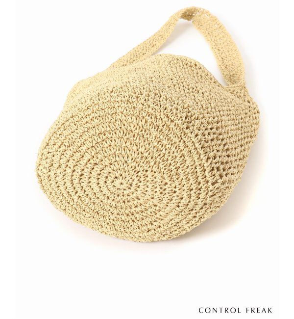 SLOBE IENA「《追加》CONTROL FREAK ペーパークロッシェバッグ 244-410503」|ショルダー・メッセンジャー|