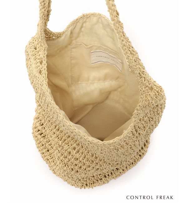 SLOBE IENA「《追加》CONTROL FREAK ペーパークロッシェバッグ 244-410503」|ショルダー・メッセンジャー|