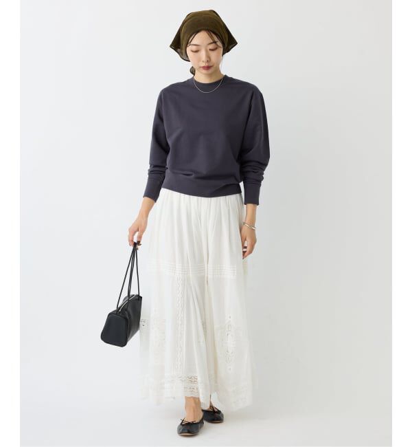 IENA「《WEB限定/追加2》コットンレーススカート」|スカート|