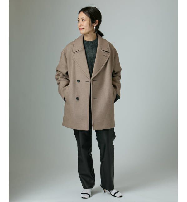 VERMEIL par iena「ATON エイトン Super 120s Double Melton ショートコート SCAGGW0 913」|その他|