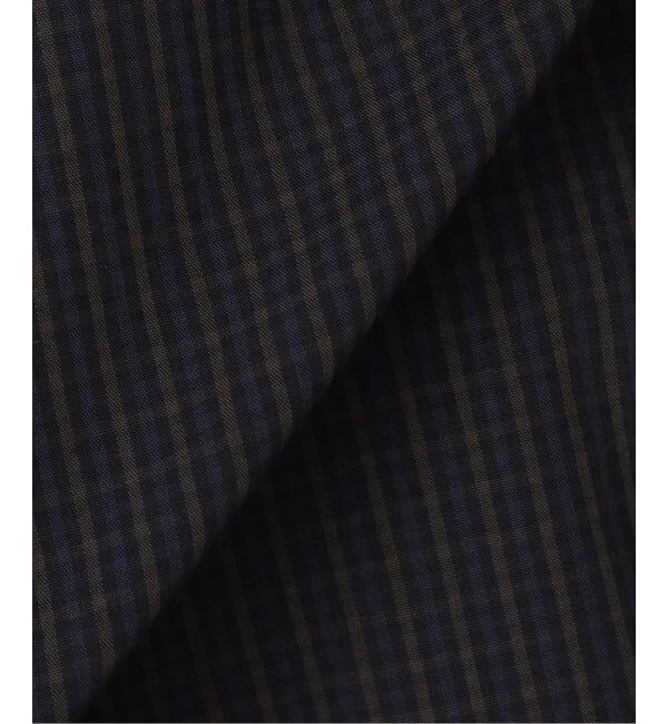 SLOBE IENA「コットンチェックフリルブラウス」|シャツ・ブラウス|