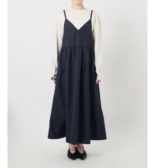 SLOBE IENA「マットタフタキャミワンピース」|ワンピース|