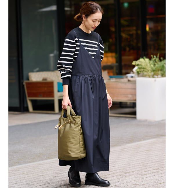 SLOBE IENA「マットタフタキャミワンピース」|ワンピース|