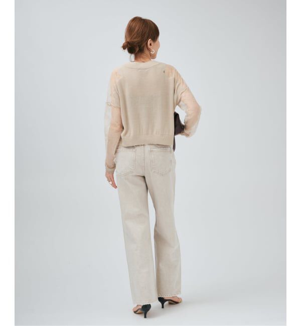 VERMEIL par iena「Cotton Boucle レースカーディガン」|カーディガン|