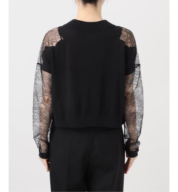 VERMEIL par iena「Cotton Boucle レースカーディガン」|カーディガン|