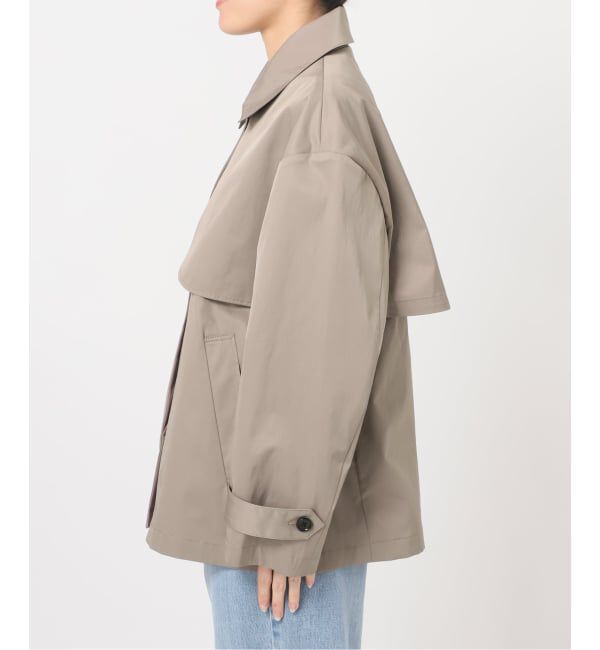 IENA「シングルトレンチショートコート」|トレンチコート|