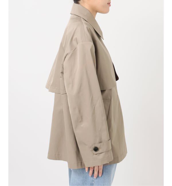 IENA「シングルトレンチショートコート」|トレンチコート|