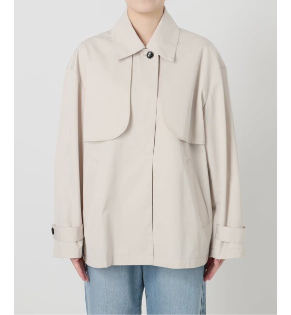 IENA「シングルトレンチショートコート」|トレンチコート|