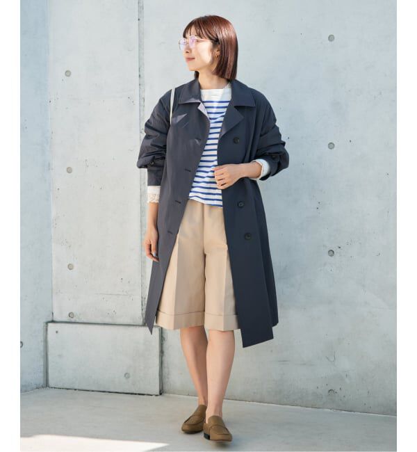 IENA「撥水ステンカラーコート」|ステンカラーコート|