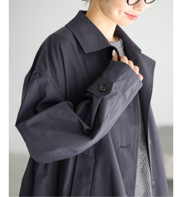 IENA「撥水ステンカラーコート」|ステンカラーコート|