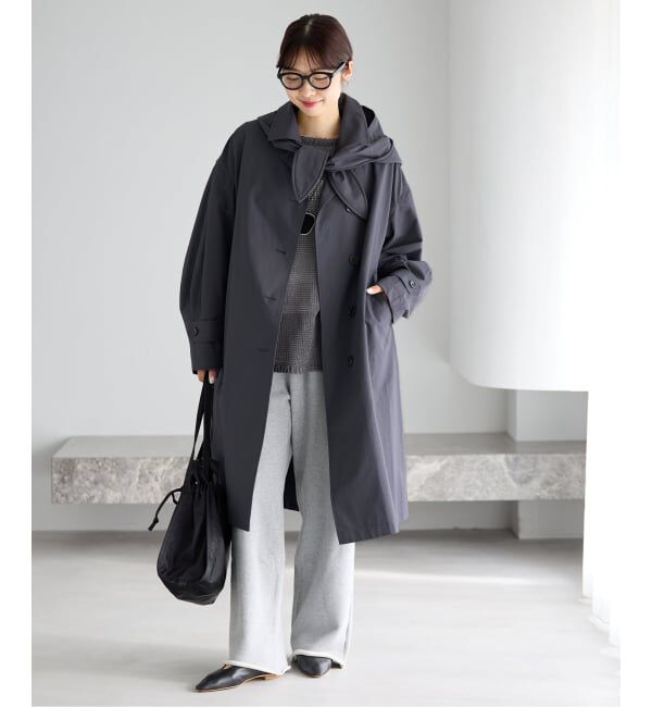 IENA「撥水ステンカラーコート」|ステンカラーコート|