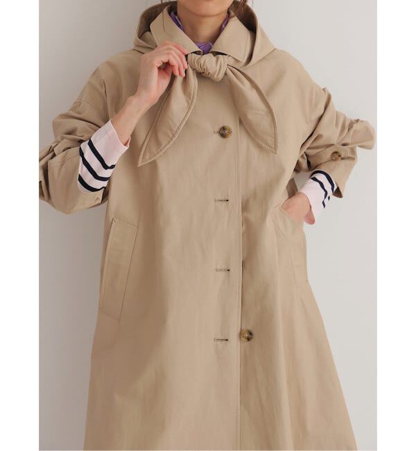 IENA「撥水ステンカラーコート」|ステンカラーコート|